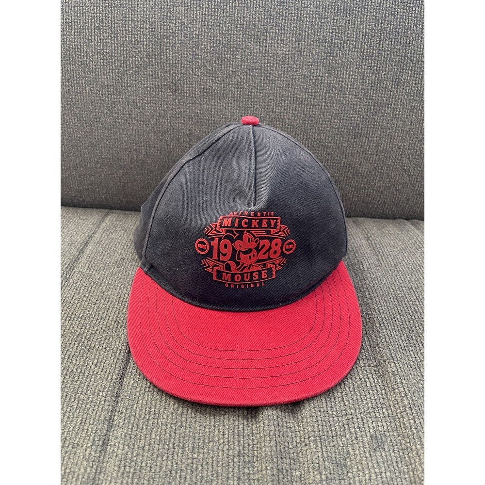 Mickey Mouse Hat Cap Snap Back Original Disney‎ Cartoon Graphic Mens 1928 Mark